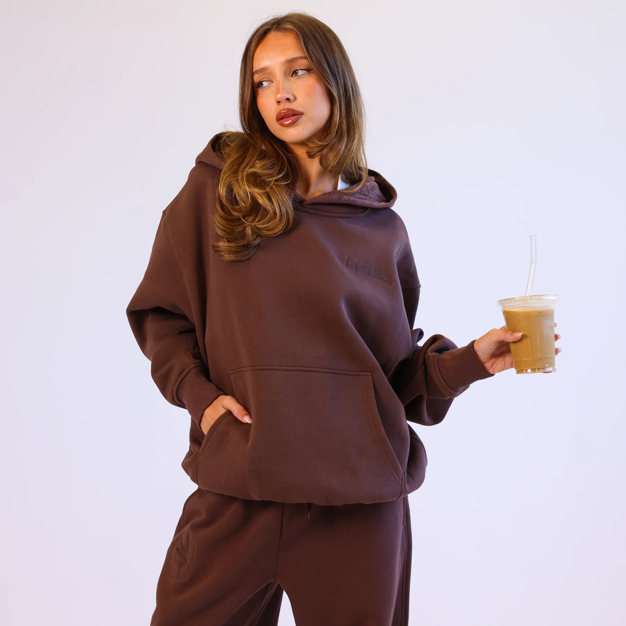 Embroidered Hoodie - Coco