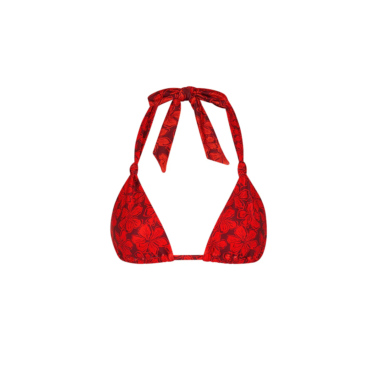 5477-soft-knot-halter-bikini-top-sassy-sangria-1.webp Soft Knot Halter Bikini Top - Sassy Sangria