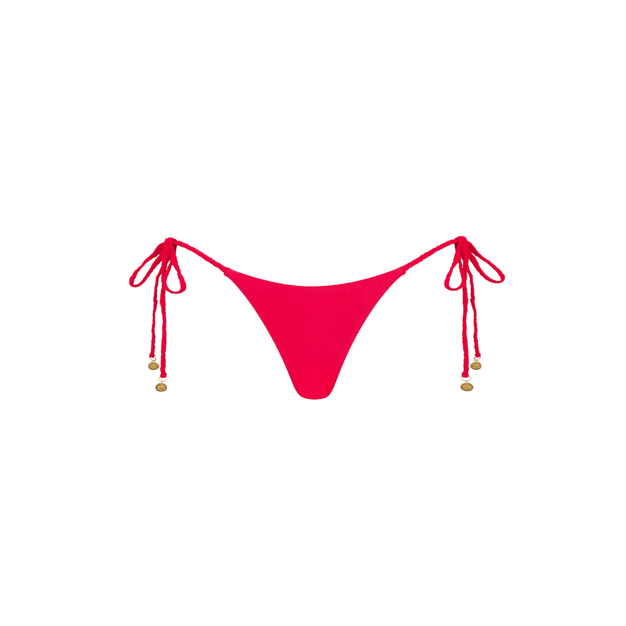 5592-braided-thong-tie-side-bikini-bottom-cherry-crush-1.webp Braided Thong Tie Side Bikini Bottom - Cherry Crush