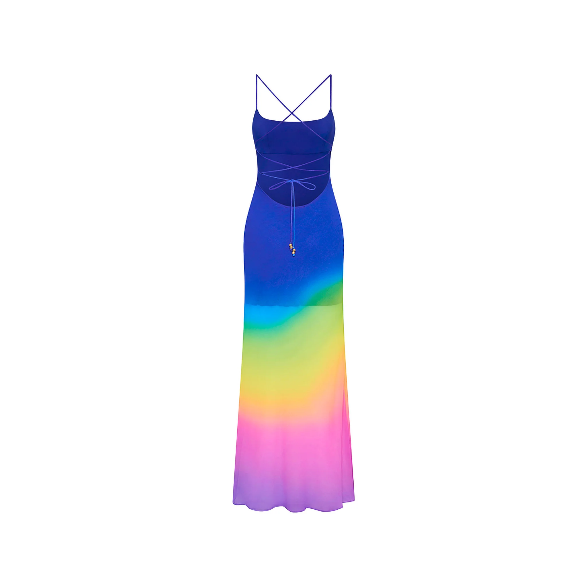 Chiffon Maxi Dress - Moon Washed
