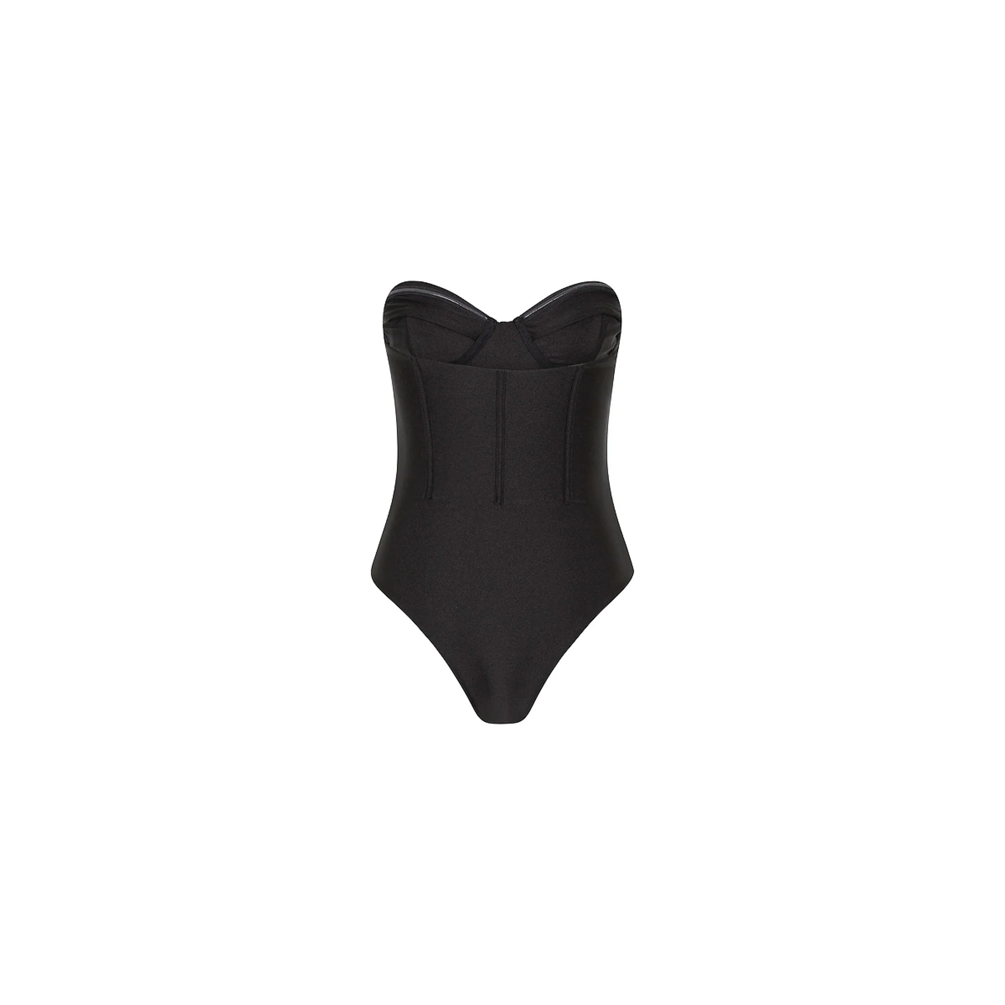 Contour Strapless Cheeky One Piece - Twilight Black