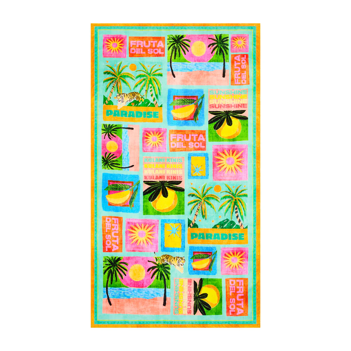 5662-cotton-beach-towel-ocean-honey-1.webp Cotton Beach Towel - Ocean Honey