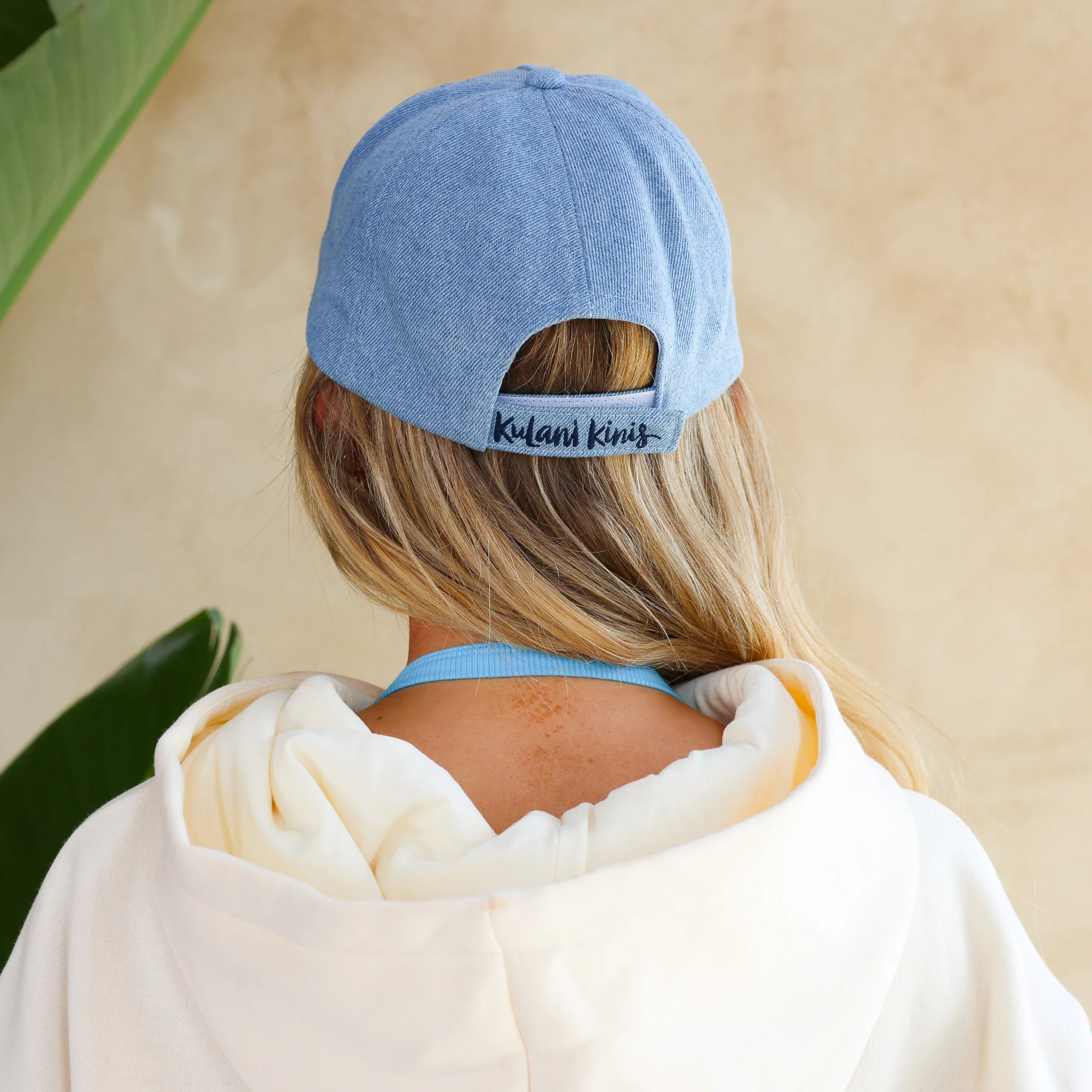 5685-denim-embroidered-cap-tropical-vibes-5.webp Denim Embroidered Cap - Tropical Vibes