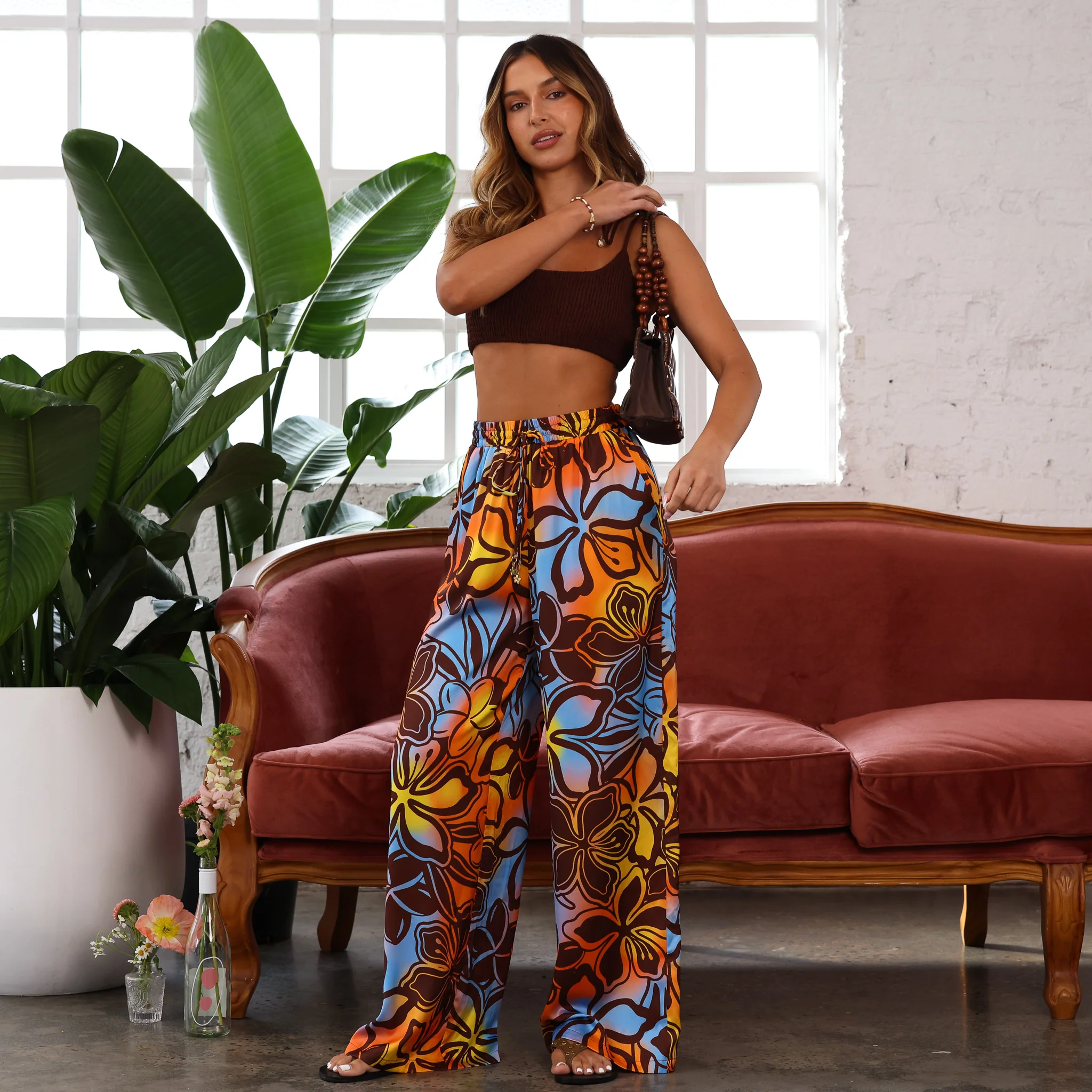 5698-drawstring-resort-pants-frangipani-fizz-4.webp Drawstring Resort Pants - Frangipani Fizz