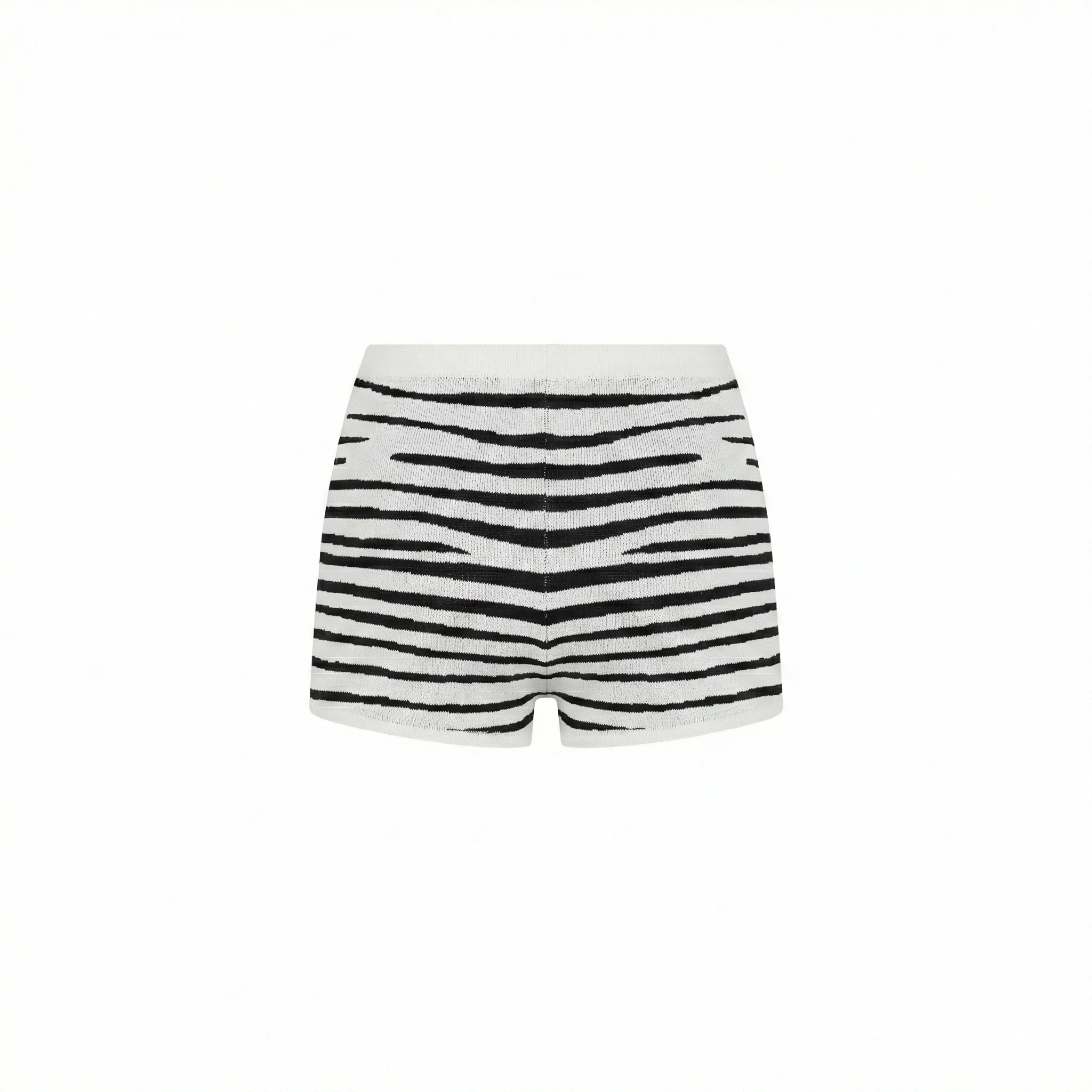 Essential Knit Micro Short - Savanna Stripe