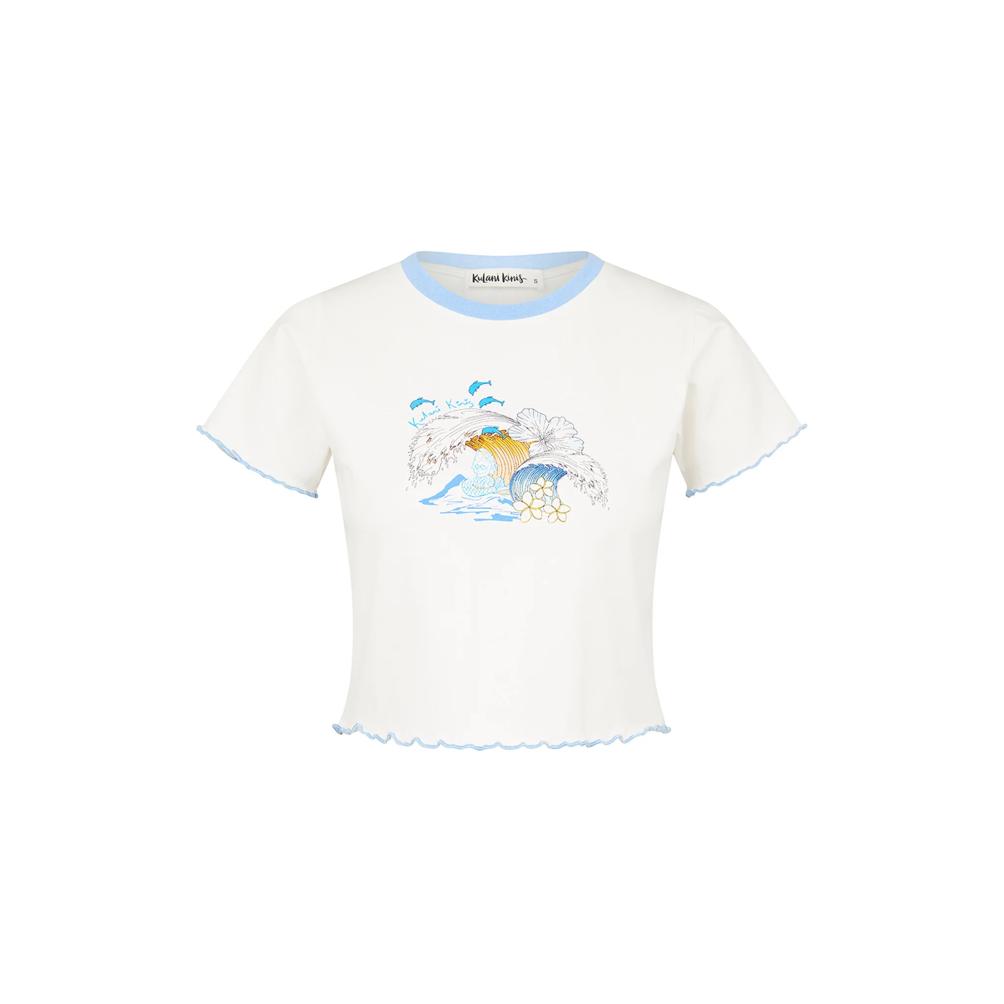 5874-lettuce-cropped-mini-tee-blue-crush-1.webp Lettuce Cropped Mini Tee - Blue Crush