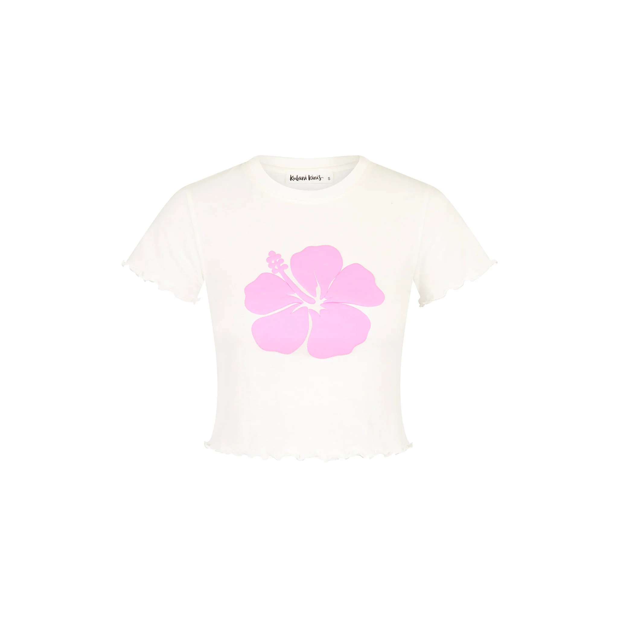 5880-lettuce-cropped-mini-tee-whipped-white-1.webp Lettuce Cropped Mini Tee - Whipped White