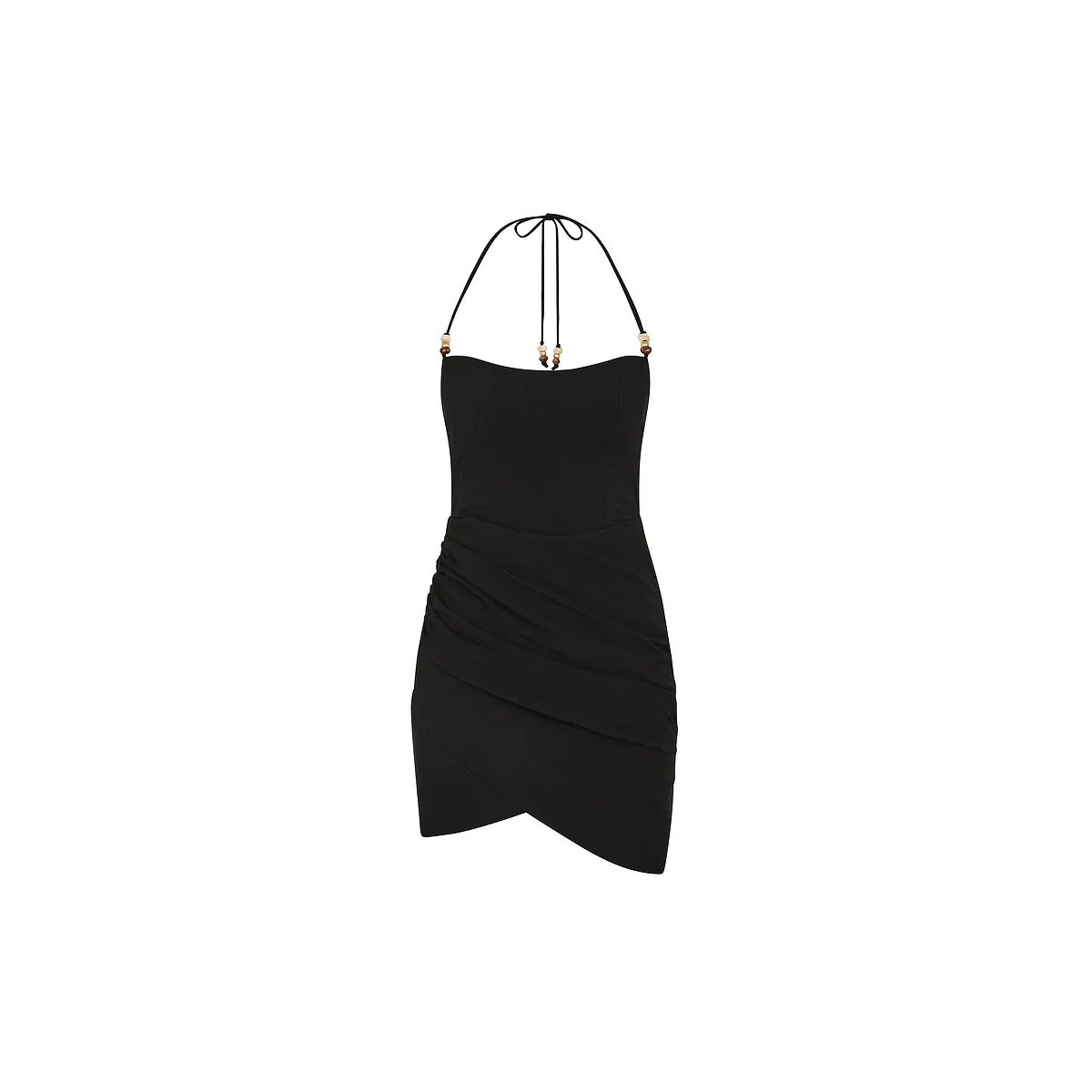 5996-ruched-side-mini-dress-twilight-black-1.webp Ruched Side Mini Dress - Twilight Black
