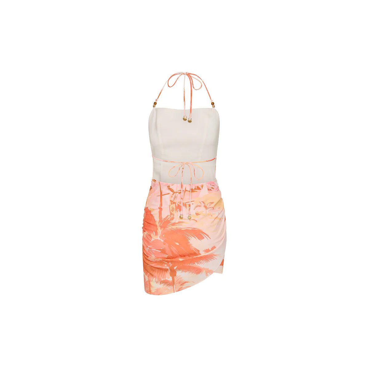 6008-ruched-side-mini-dress-wild-skies-8.webp Ruched Side Mini Dress - Wild Skies