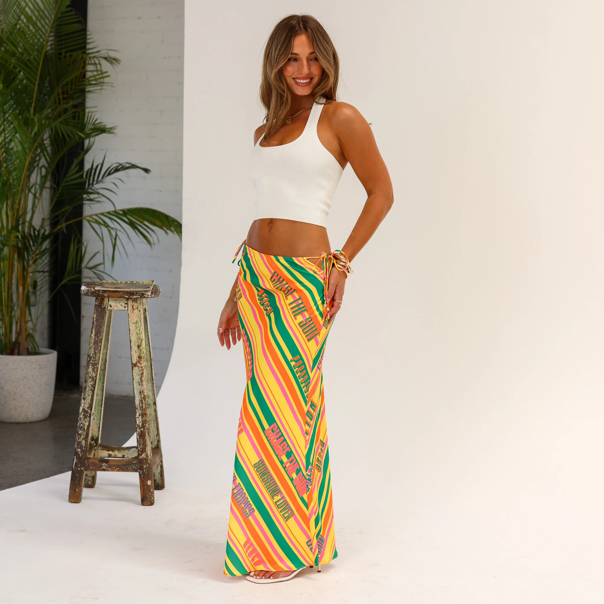 6029-satin-tie-side-maxi-skirt-sunshine-lover-4.webp Satin Tie Side Maxi Skirt - Sunshine Lover