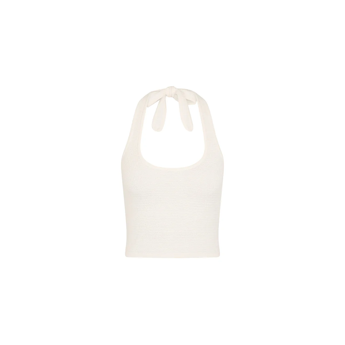 6039-scoop-knit-halter-tank-top-whipped-white-1.webp Scoop Knit Halter Tank Top - Whipped White