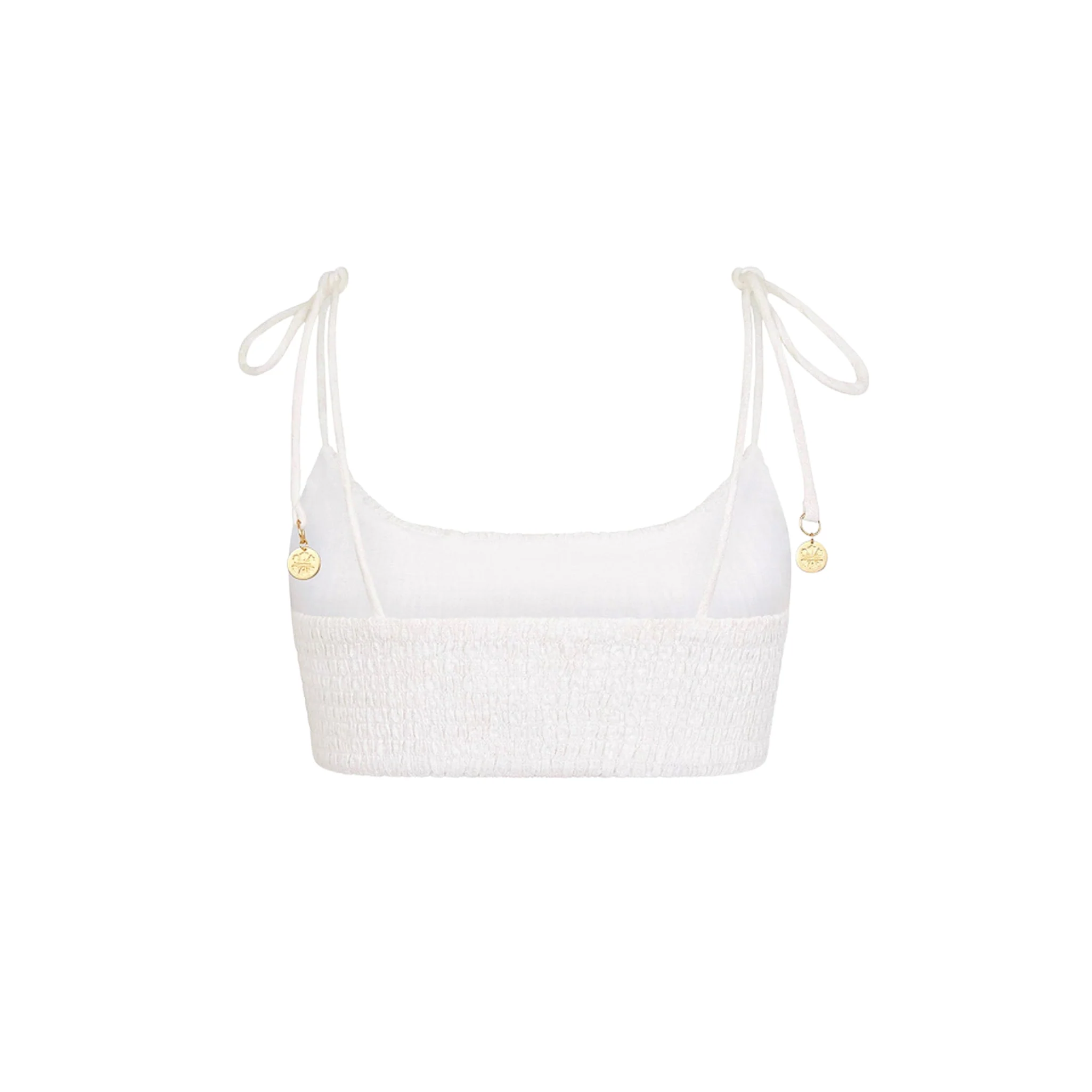 6065-simple-shirred-tie-crop-natural-white-12.webp Simple Shirred Tie Crop - Natural White