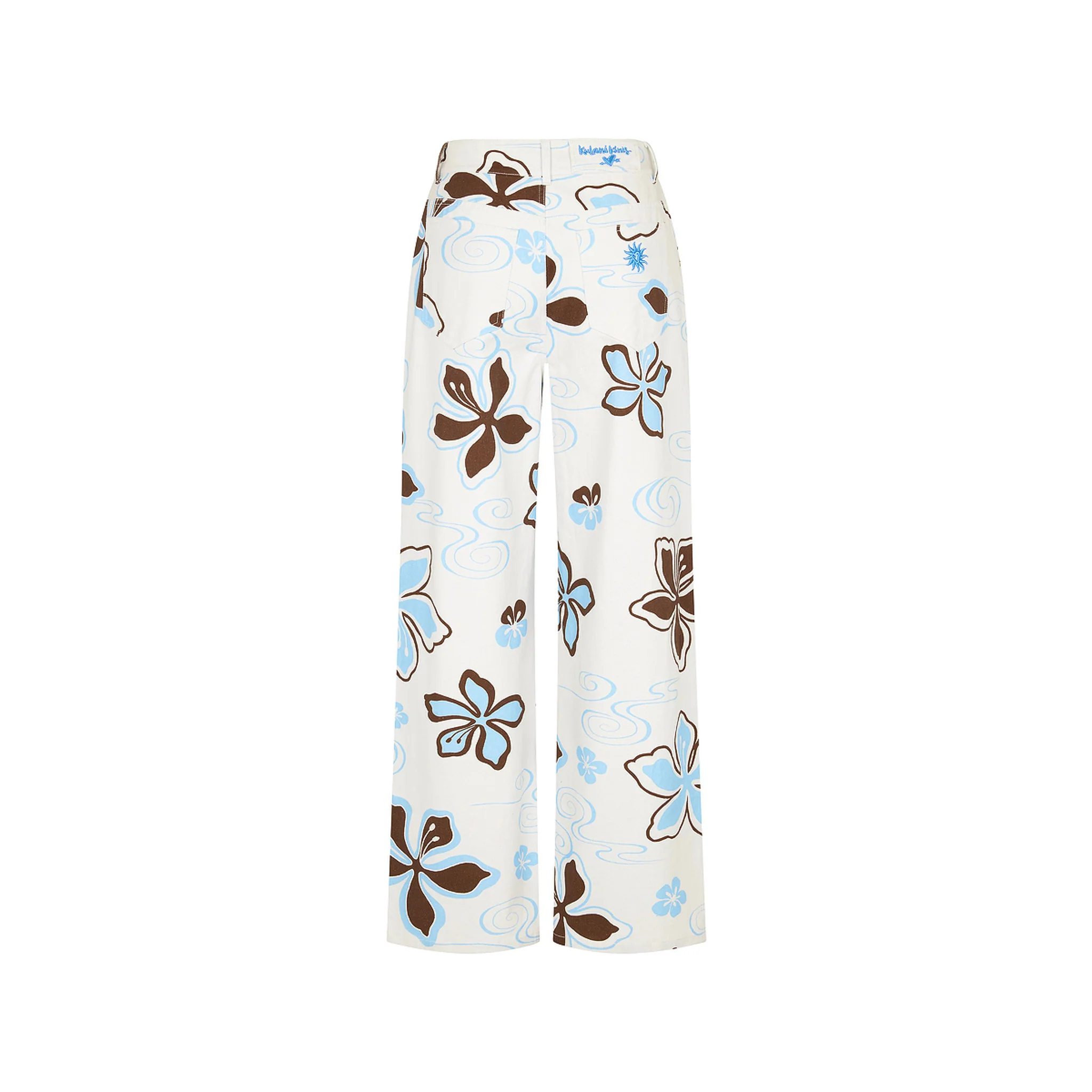 Straight Leg Printed Jean - Coco Lush