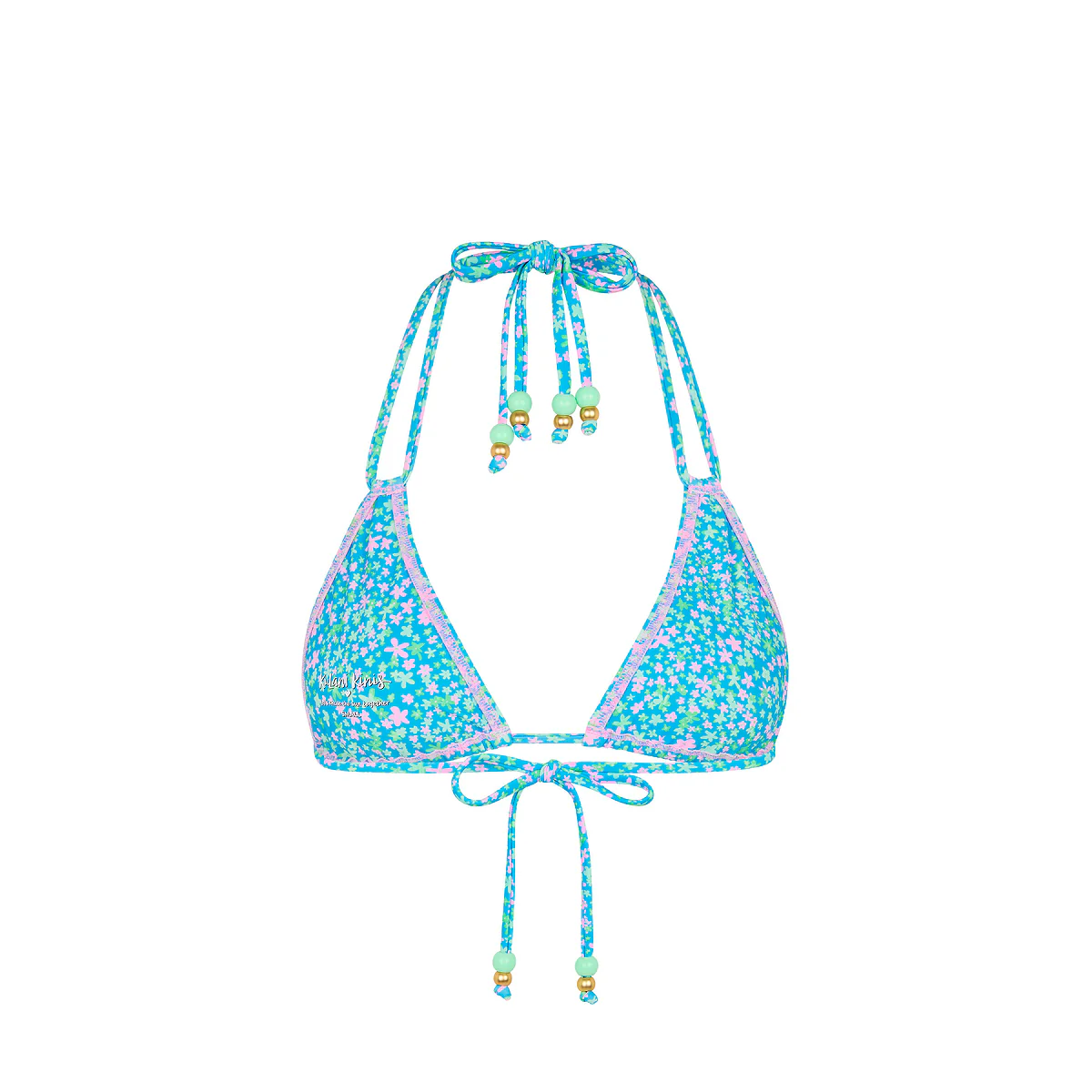 Halter Bralette Bikini Top - Ocean Kisses