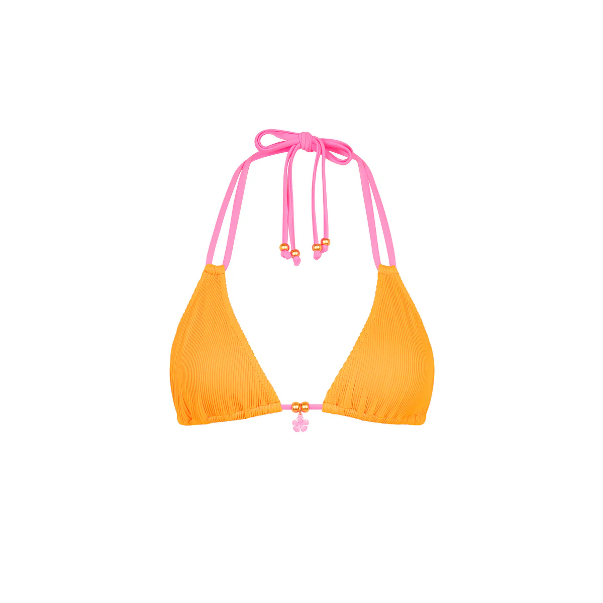 980-halter-bralette-bikini-top-peach-pop-1.webp Halter Bralette Bikini Top - Peach Pop